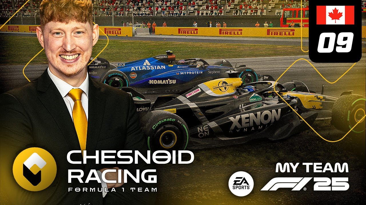 WHEEL TO WHEEL WET CHAOS!! F1 25 MY TEAM CAREER MODE S2 EP9