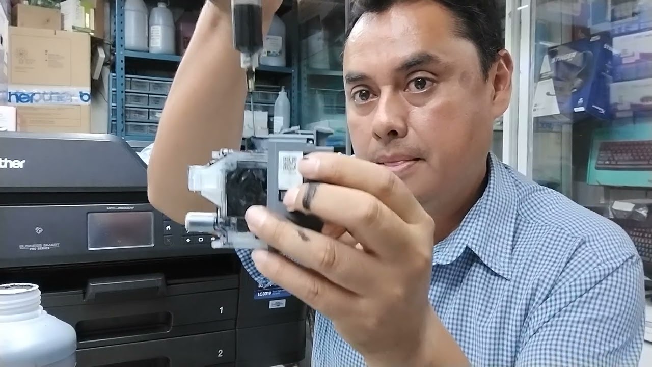 recarga de cartuchos brother LC3017 de la multifuncional MFC-J6930DW
