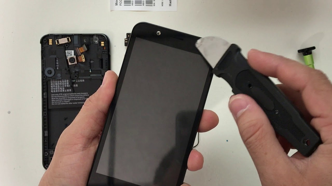How to replace ZTE Tempo X LCD Glass Screen | Screen Replacement
