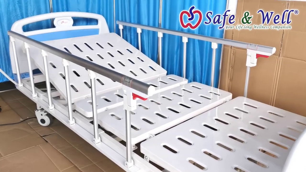 3 FUNCTIONS ELECTRIC ULTRA LOW HOSPITAL BED HOPKIN