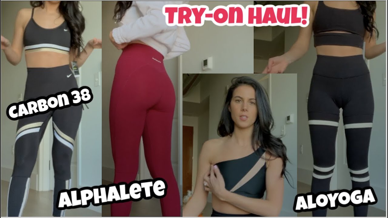 Try-On Haul- Alphalete, Carbon 38, AloYoga