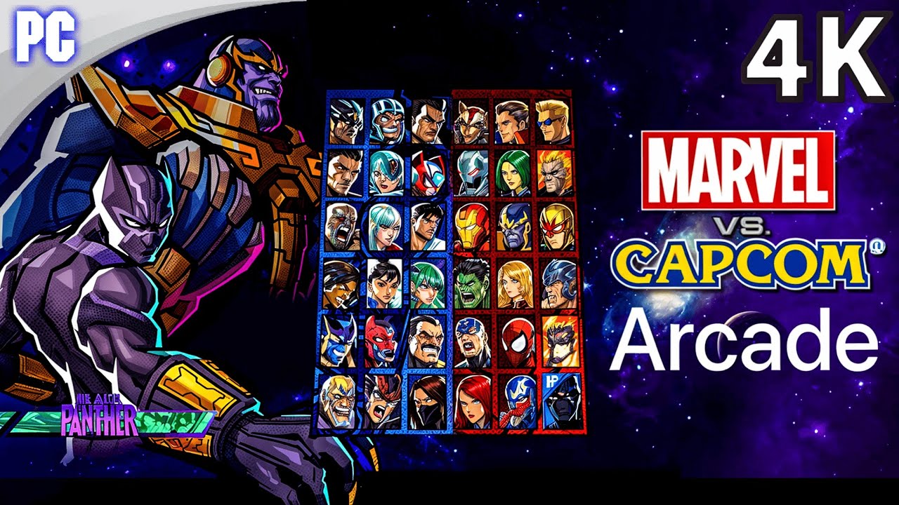 Marvel против Capcom Beyond | Танос и Чёрная Пантера против Arcade 4K