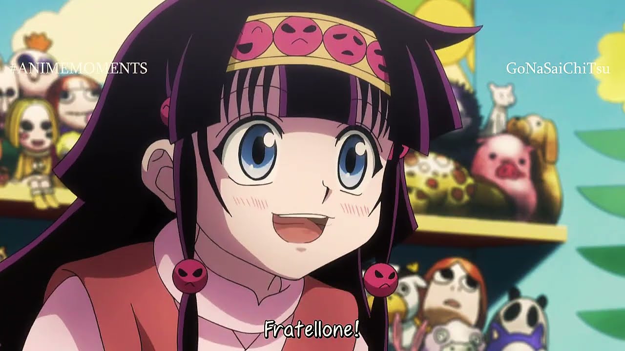 Killua rivede Alluka e la porta via di casa (2011) - SUB ITA - #ANIMEMOMENTS #hxh #killua #alluka