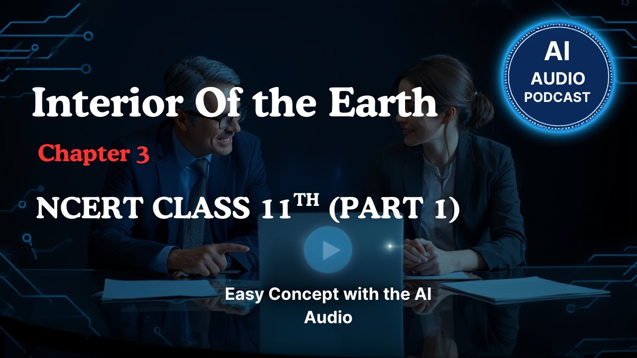 Interior of the Earth Explained | AI Audio Podcast | Class 11 NCERT Geography Chapter 3 | UPSC