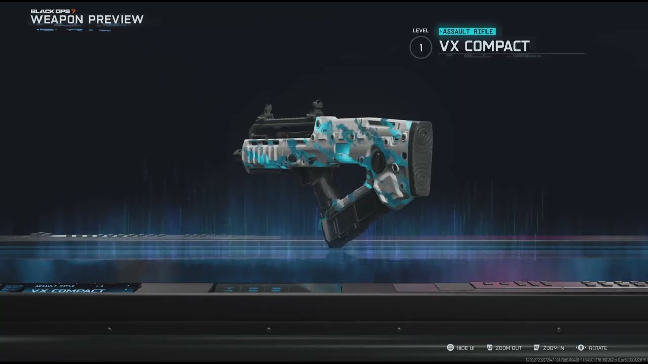 BO7: Unlocked The Mastery Camo PERMAFROST And The VX Compact Weapon..