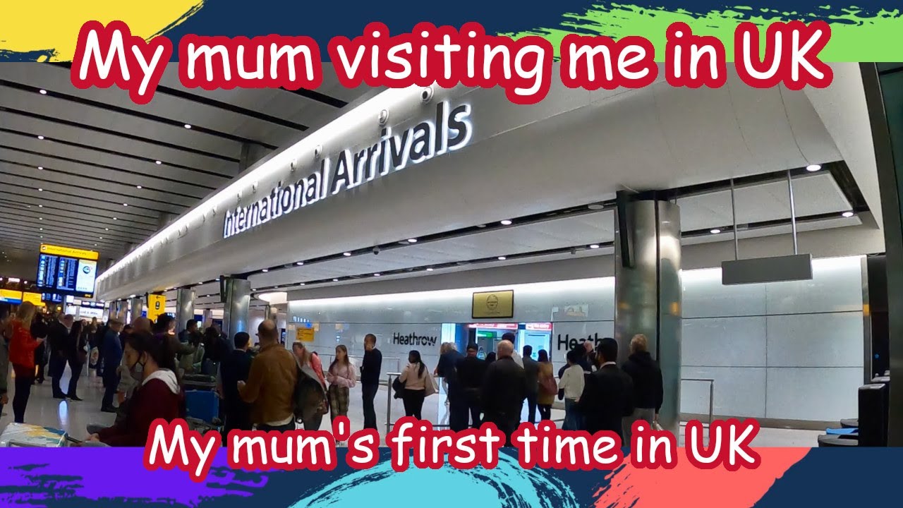My mum visiting me in UK | Going to Heathrow Airport | Cambridge, UK