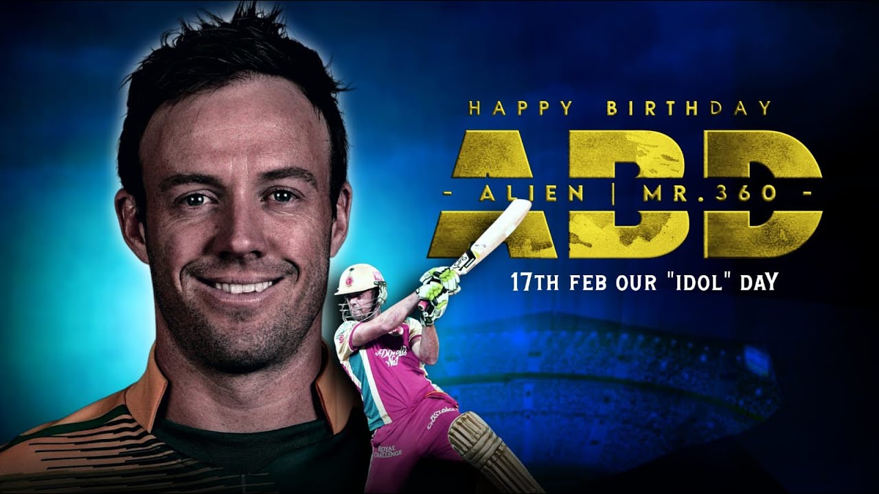 AB de Villiers Birthday Mashup 2025 | Tamil | Happy Birthday AB de Villiers | ABD | Sri Creations