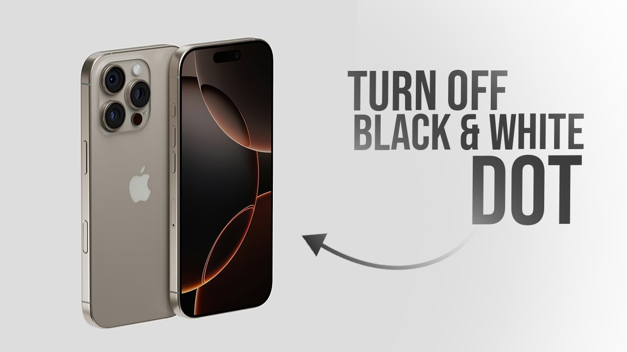 How to Turn Off White and Black Dot on iPhone (tutorial)