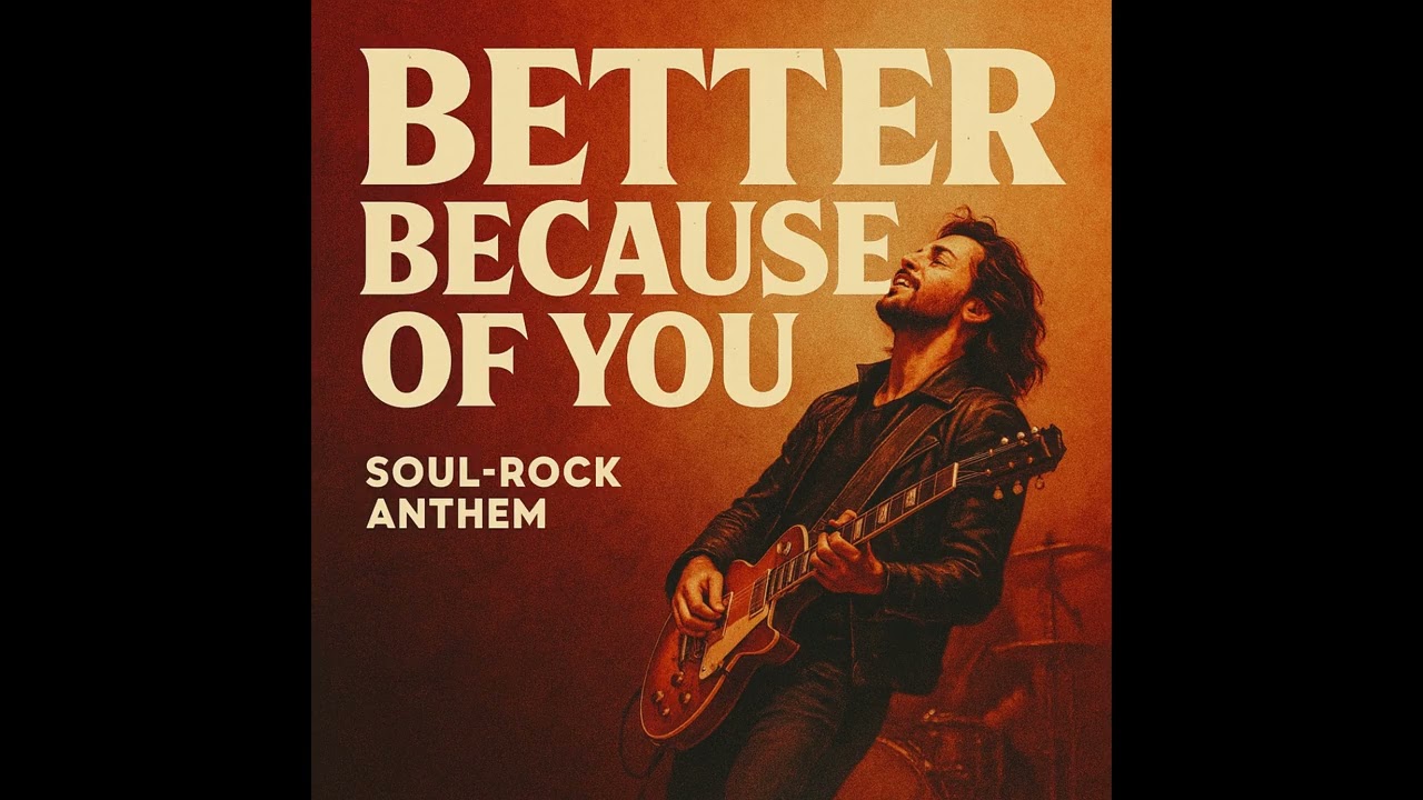 Better Because of You — A Blues Rock Anthem Powered by AI Creativity