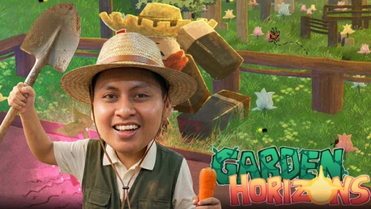 Day 1 Menjadi petani di ROBLOX , Live main Garden Horizon #roblox