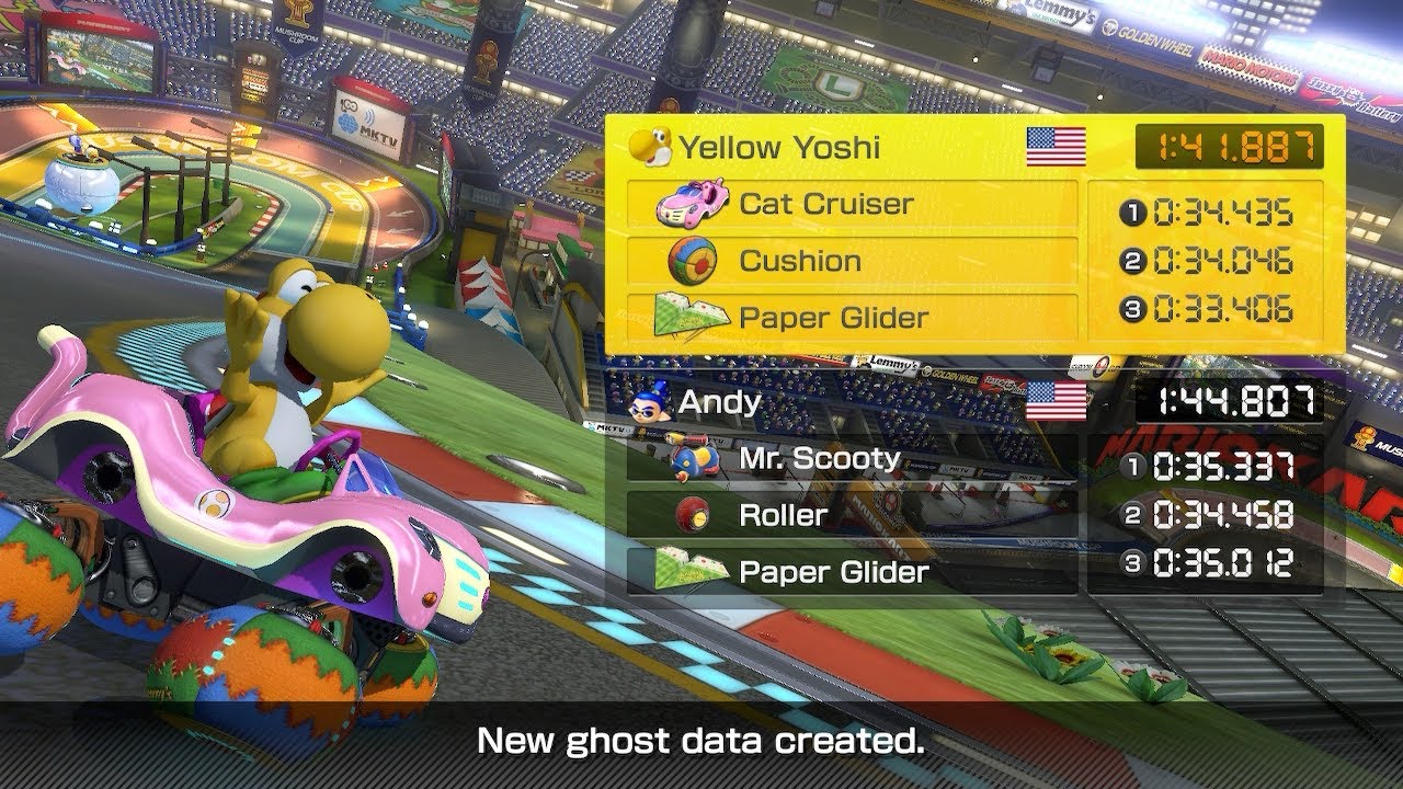 Mario Kart Stadium [150cc] - 1:41.887 - Andyeeewinner I Mario Kart 8 Deluxe Time Trials