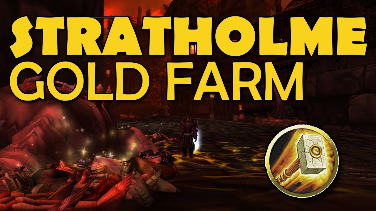 Stratholme Paladin Gold Farm 300g+ Hour Vendor ONLY! - WOLTK (Made Easy for Noobs Guide)