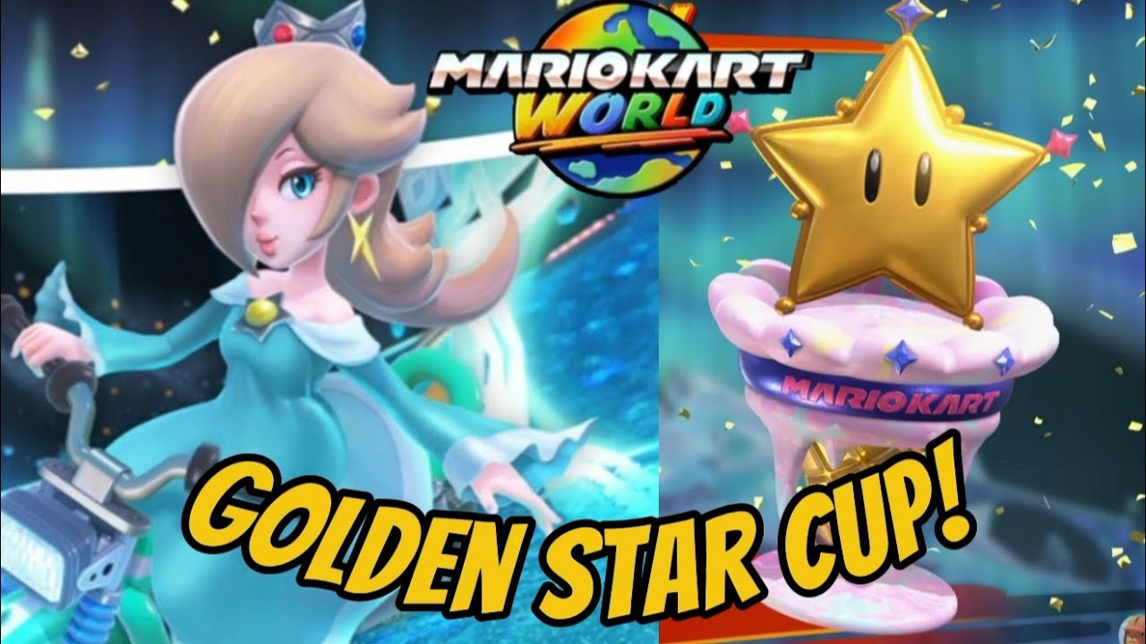 GETTING THE GOLDEN STAR CUP + Without losing - Mario Kart World - Walkthrough part 5.