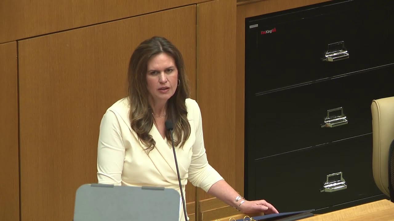 Arkansas Governor Sarah Huckabee Sanders delivers her State of the State address.