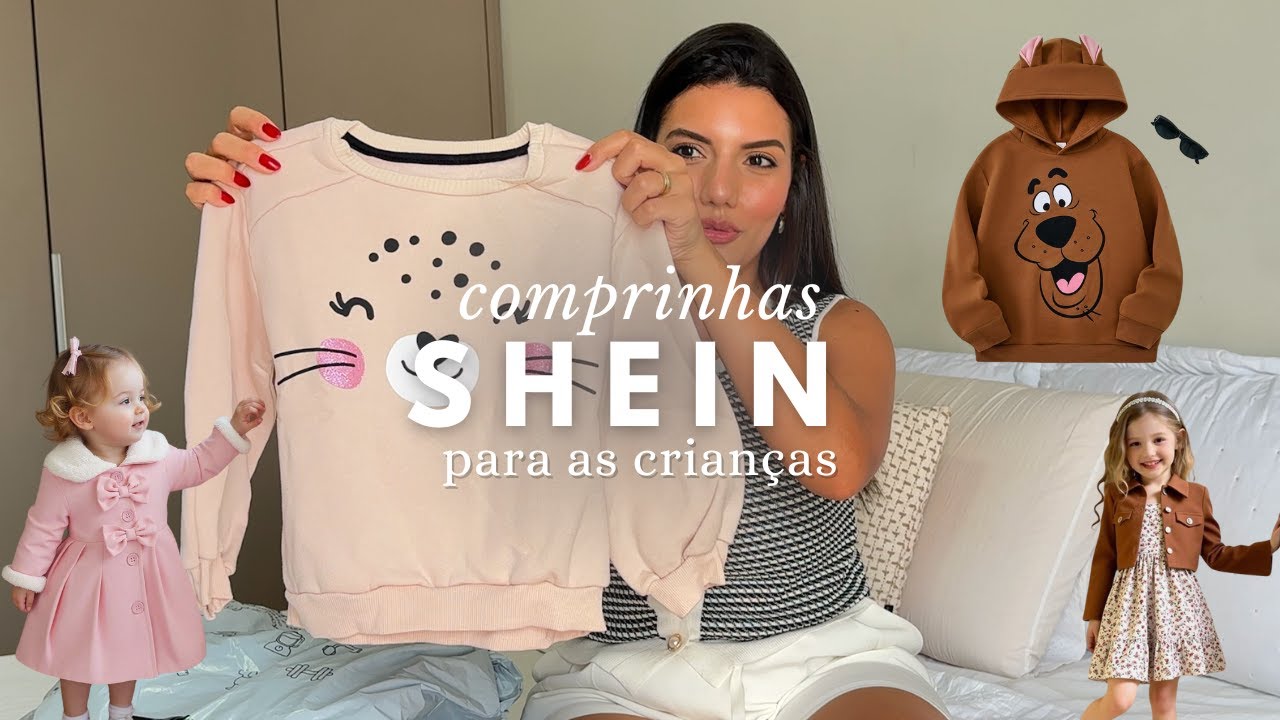 Recebidos da SHEIN Kids |  Muitas peças lindas e preços imperdíveis! 😍