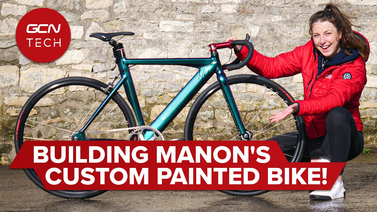 Building Manon's Custom Painted Track Bike