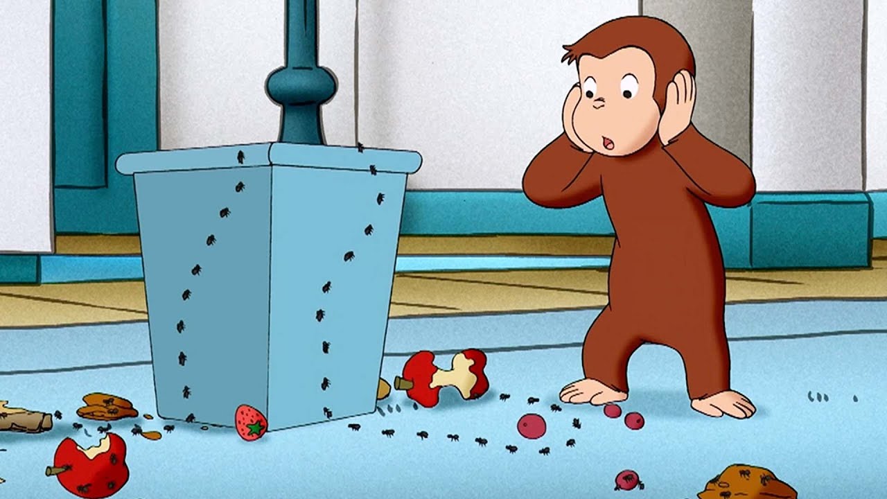 ジョージ、家の中を掃除する 🐵 おさるのジョージ