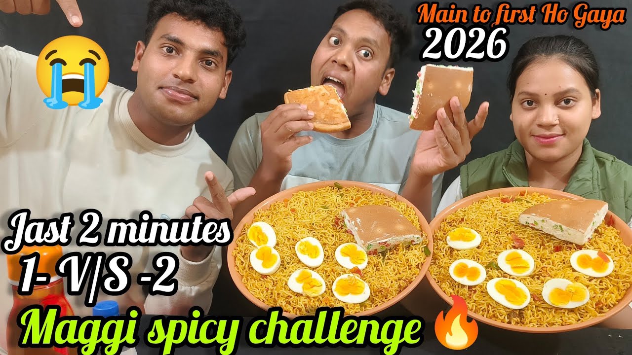SPICY KOREAN FIRE NOODLES MUKBANG | NUCLEAR FIRE NOODLES EATING CHALLENGE | INDIAN MUKBANG (2026)