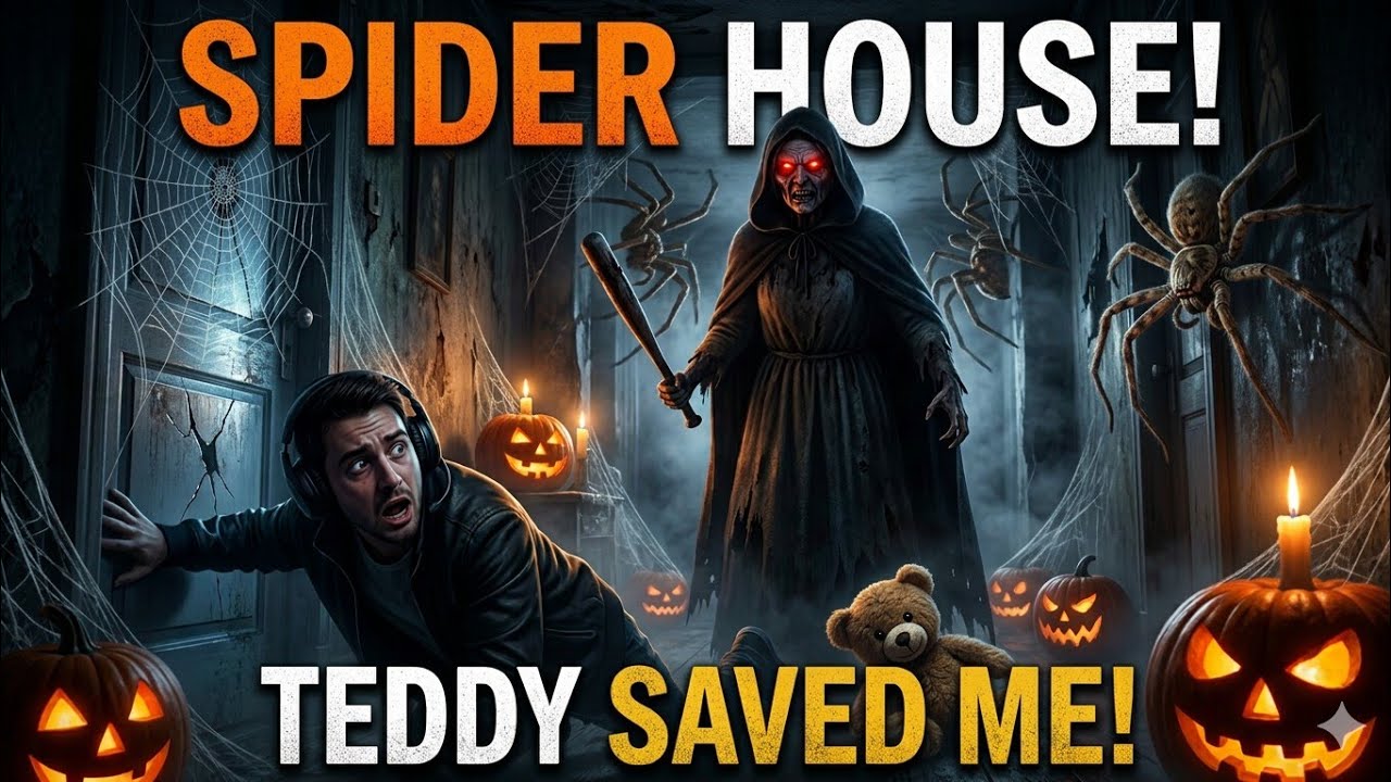 Granny Halloween Game 🎃 | Escape with Teddy from Spider Home 😱🕷️Granny Halloween Special 👻 