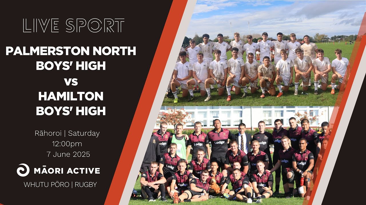 Super 8 Rugby First XV 2025 | Palmerston North Boys' High v Hamilton Boys' High