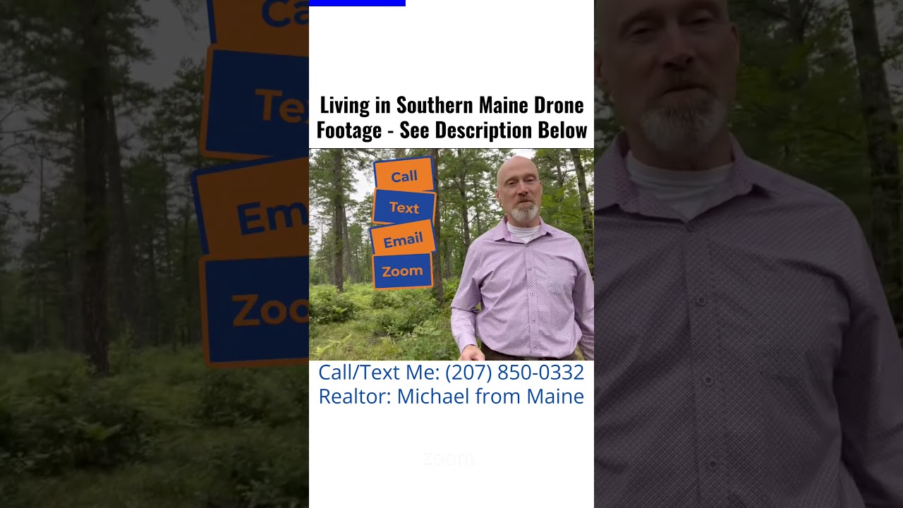 Living in Southern Maine Drone Footage - See Description Below