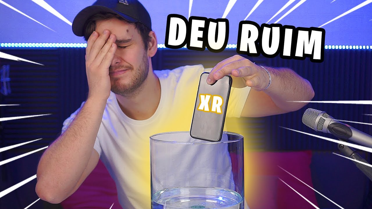 JOGUEI MEU IPHONE XR NA ÁGUA? SERÁ QUE DEU RUIM??!