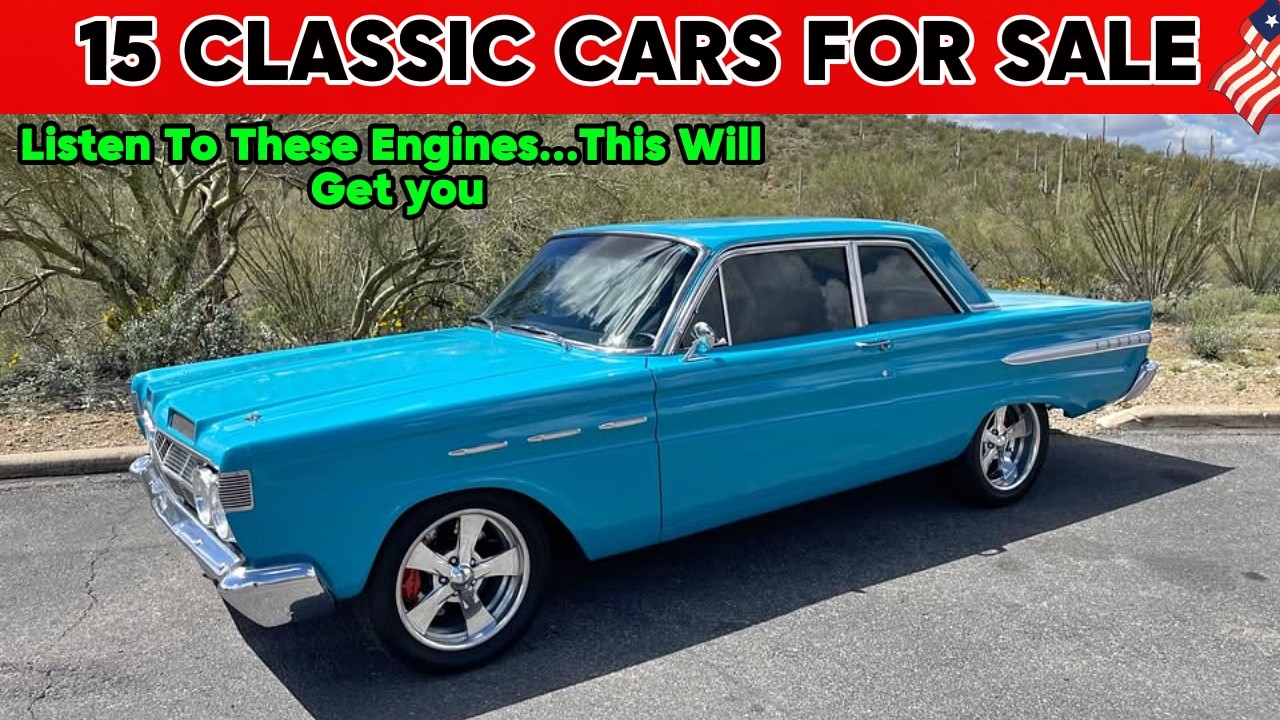 15 Classic Cars Up for Sale cheaply by Owners! Sound Absolutely Unreal 🚘🔥