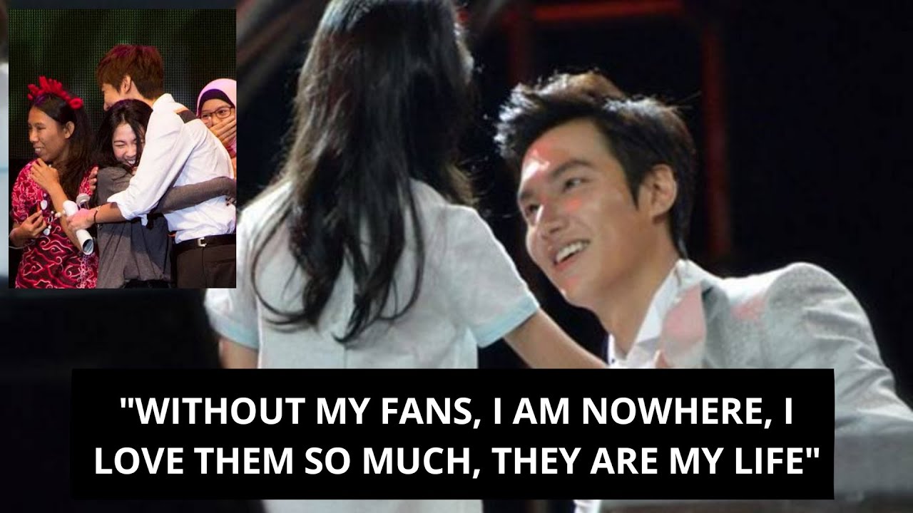How King Lee Min Ho treat his fans?❤️❤️His fans means a lot to him!!!!! 😍