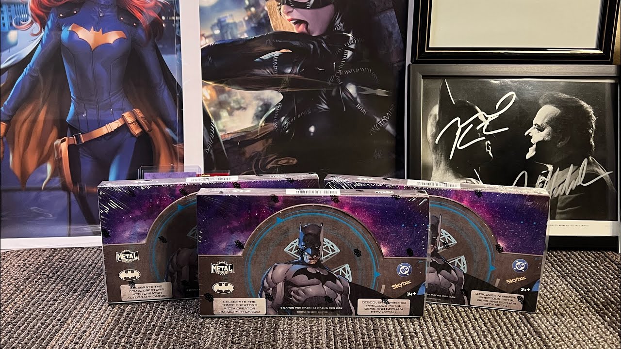 What's in this Box Skybox Metal Universe Batman Hobby