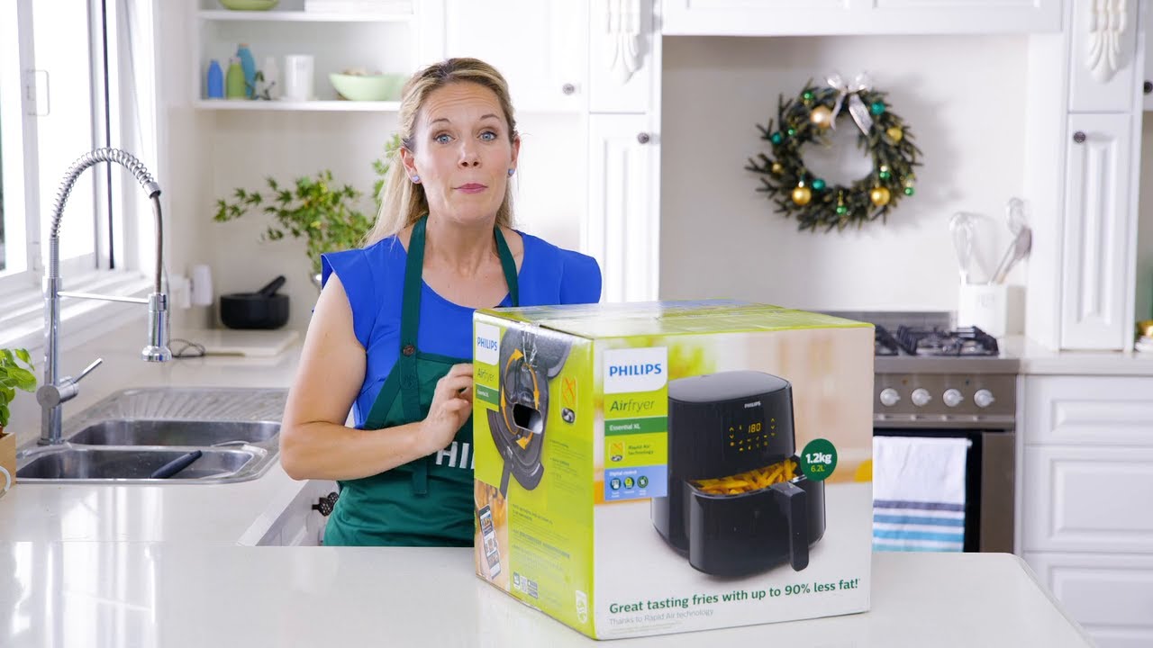 Распаковка аэрофритюрницы Philips Essential XL