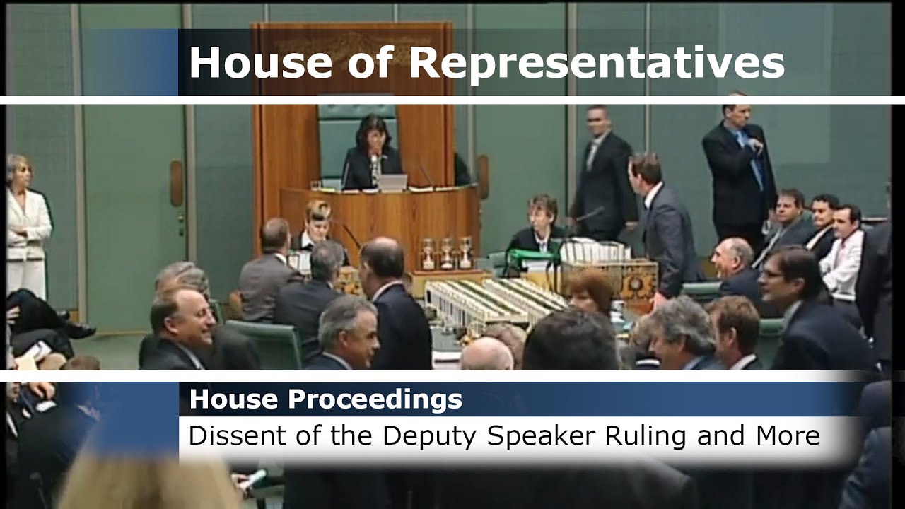 House Proceedings - Suspension of Standing Orders, Dissent from the Deputy Speaker's Ruling & More!