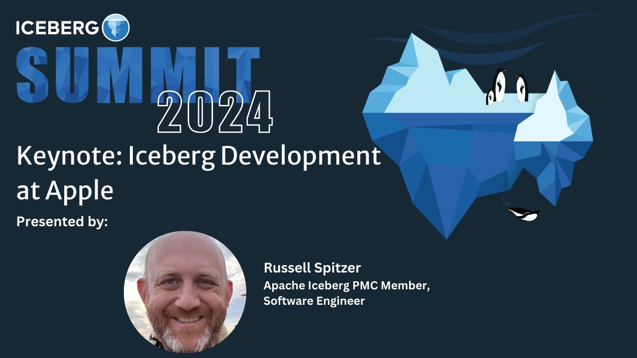 Keynote Address: Iceberg Development at Apple (Russell Spitzer, Apache Iceberg PMC Member)
