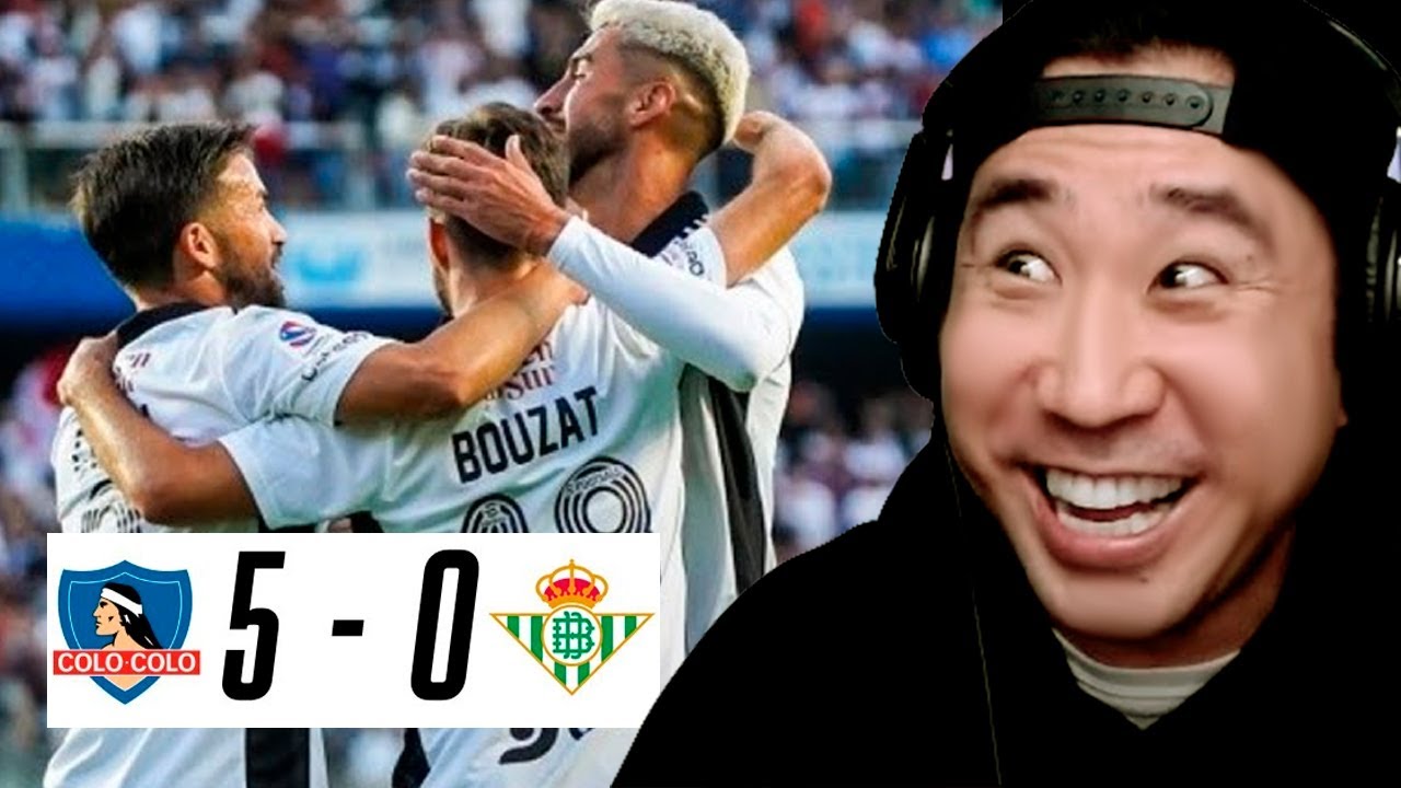 COREANO REACCIONA A 'COLO COLO vs BETIS' 😂
