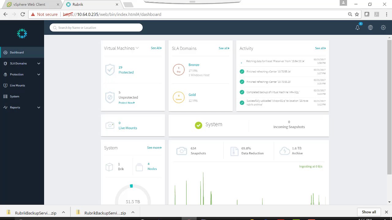 Rubrik - Windows Physical Backup