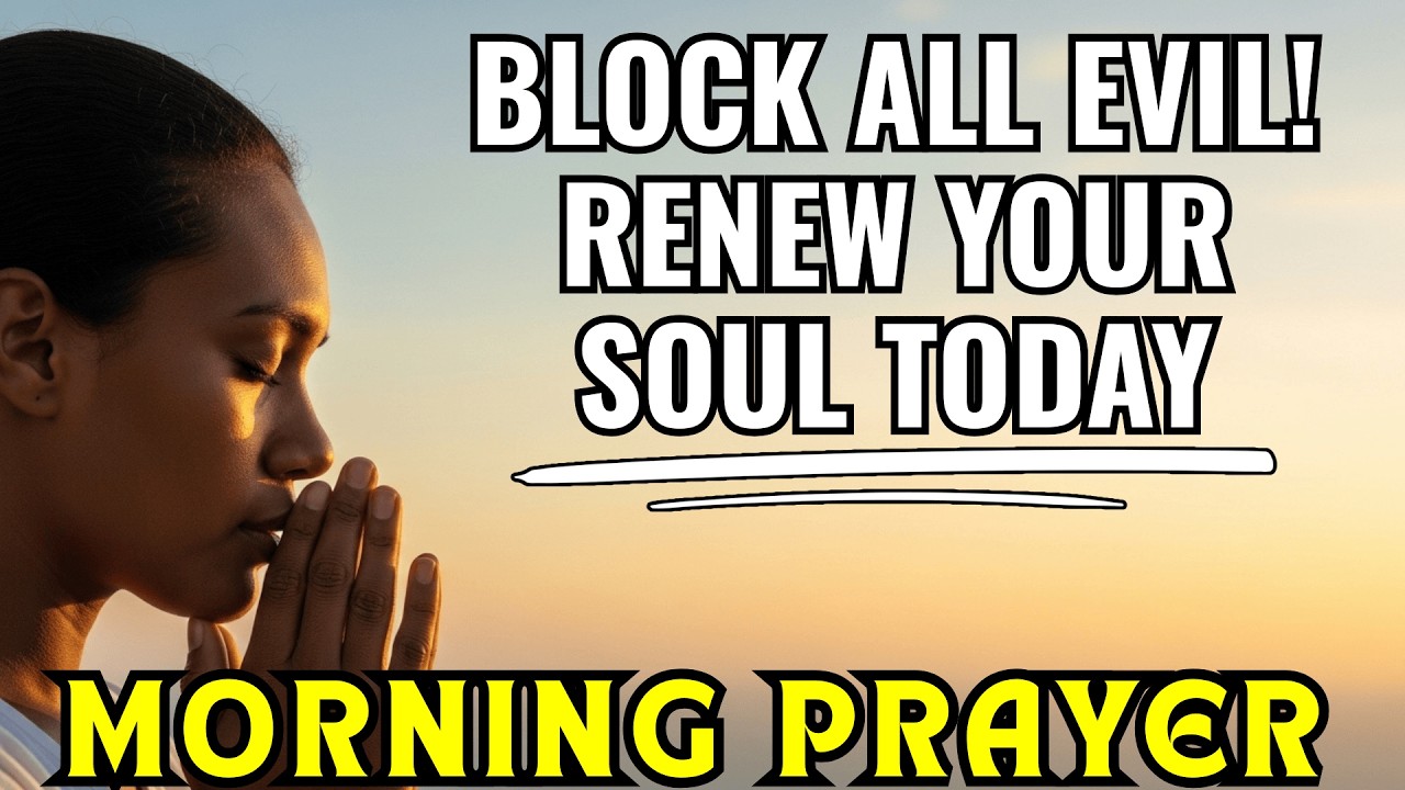 Powerful MORNING PRAYER to BLOCK all EVIL today and renew the SOUL in GOD