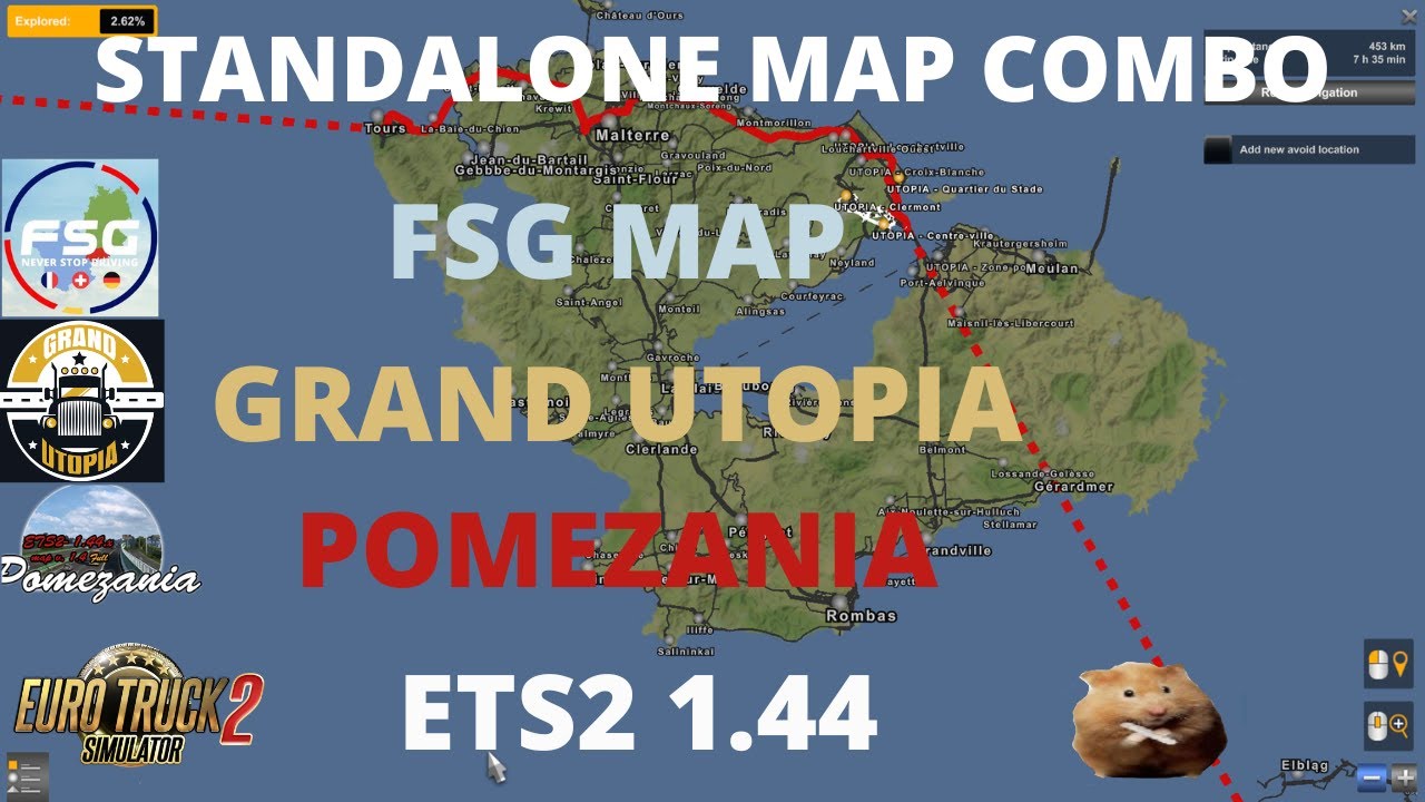 FSG MAP, GRAND UTOPIA, POMEZANIA,  MAP COMBO   Load order and all map files and road connections.
