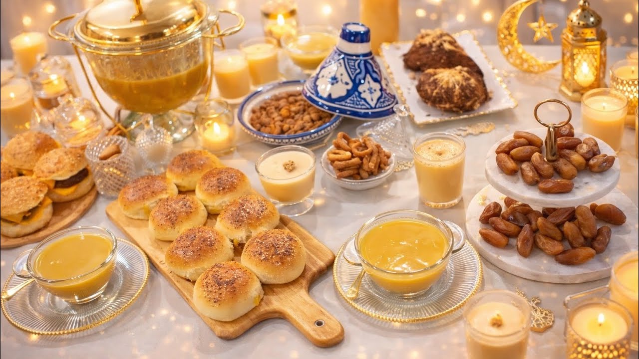  طبيلة فطور رمضان بوصفات إقتصادية ساهلة سريعة و بنينة أكيدغير تهناي من التخمام🤔وبرعي الوليدات👌