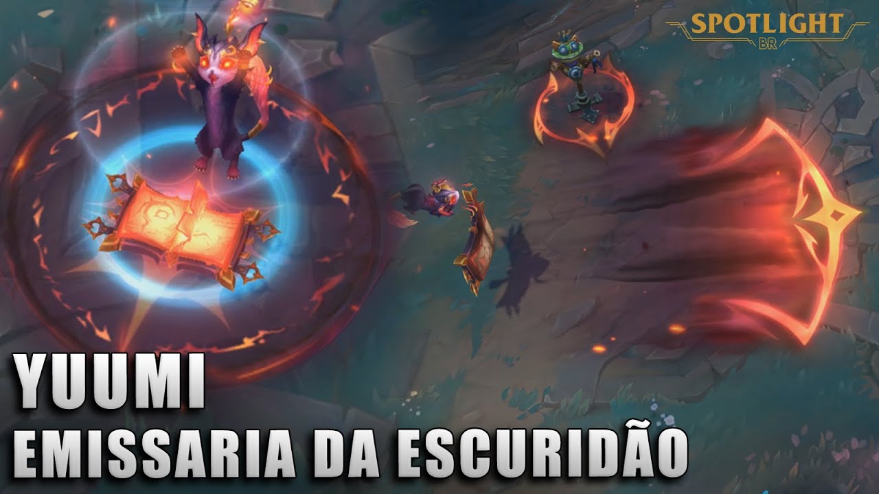 Yuumi Emissária da Escuridão Skin Spotlight PREVIA