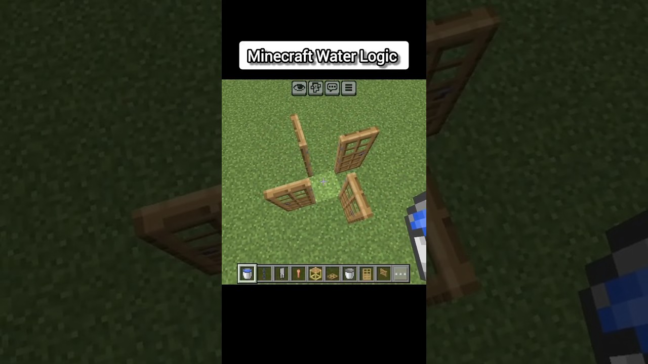 Minecraft Water Logic 😂