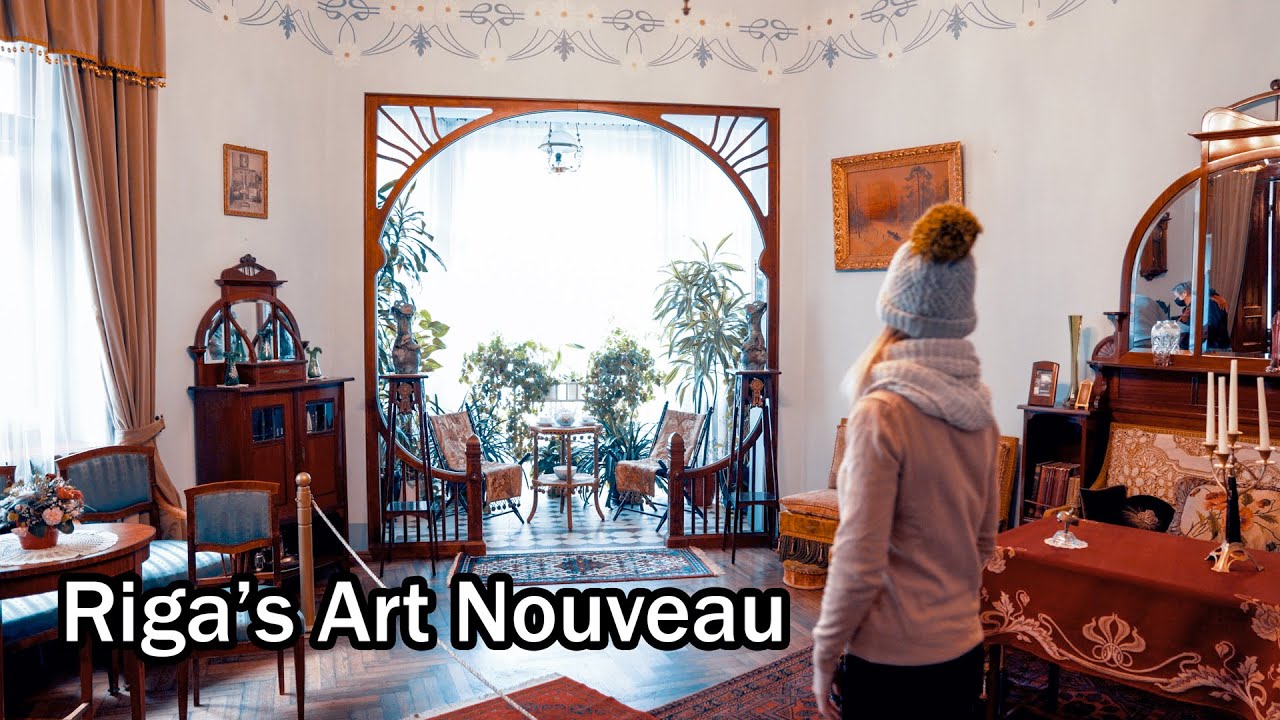 Riga’s Art Nouveau Style // Art Nouveau Interior Design // Art Nouveau Architecture