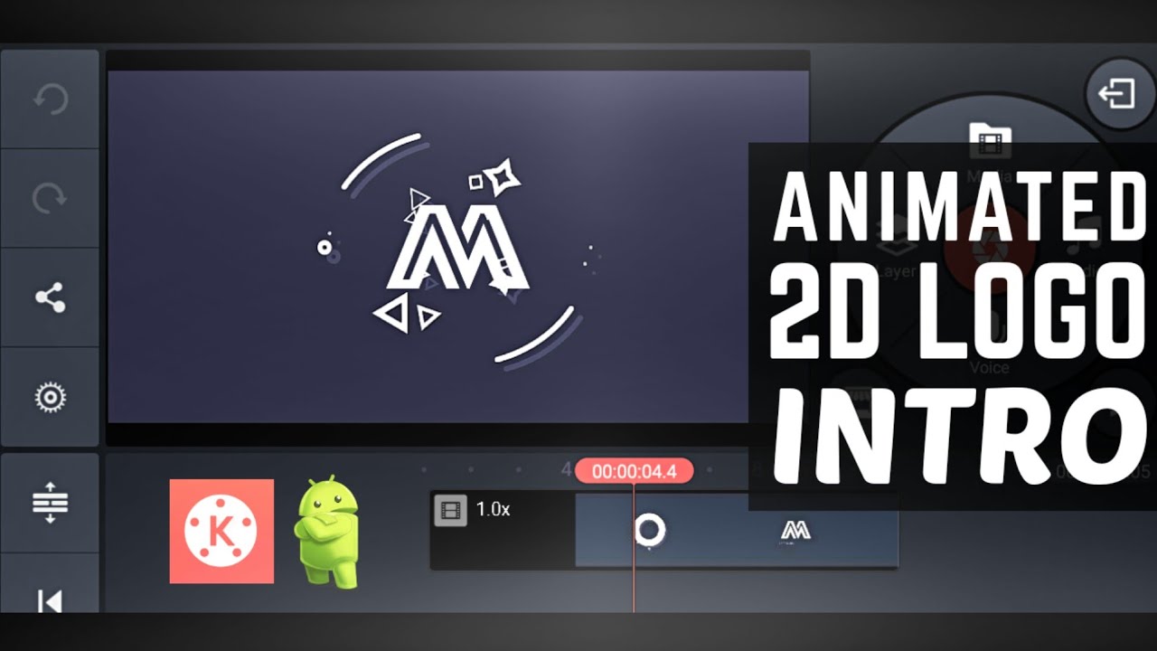 How To Make 2D Animated Logo Intro On Android!
