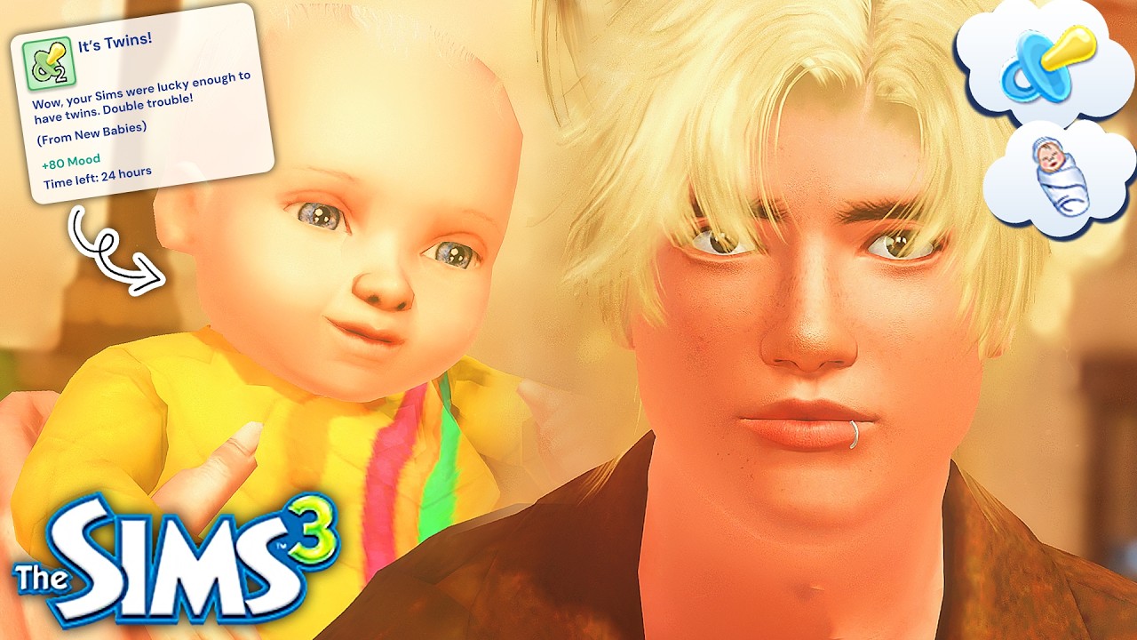 Sims 3 just unlocked HARD MODE… we had TWINS