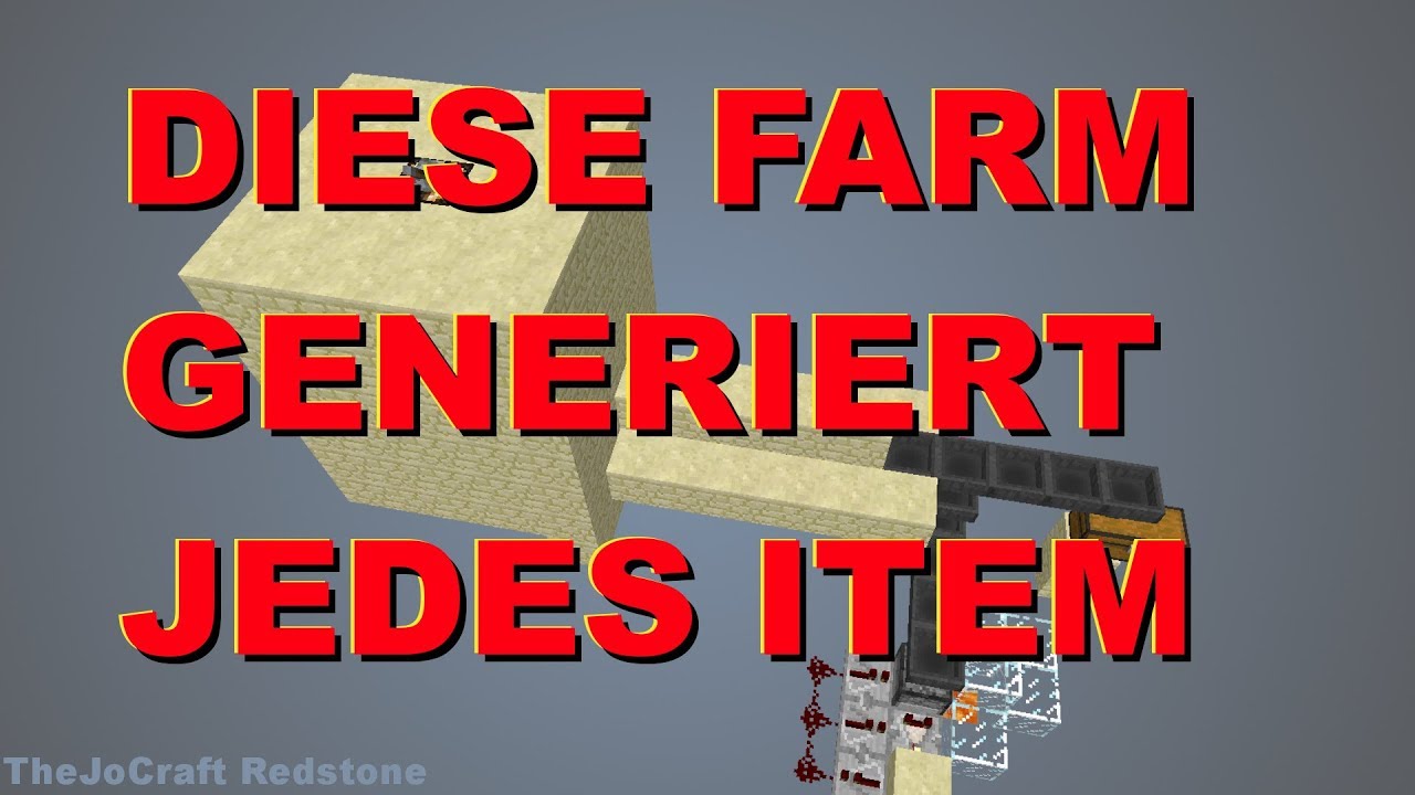 DIE BESTE FARM generiert ALLES ohne aktive Commandblöcke