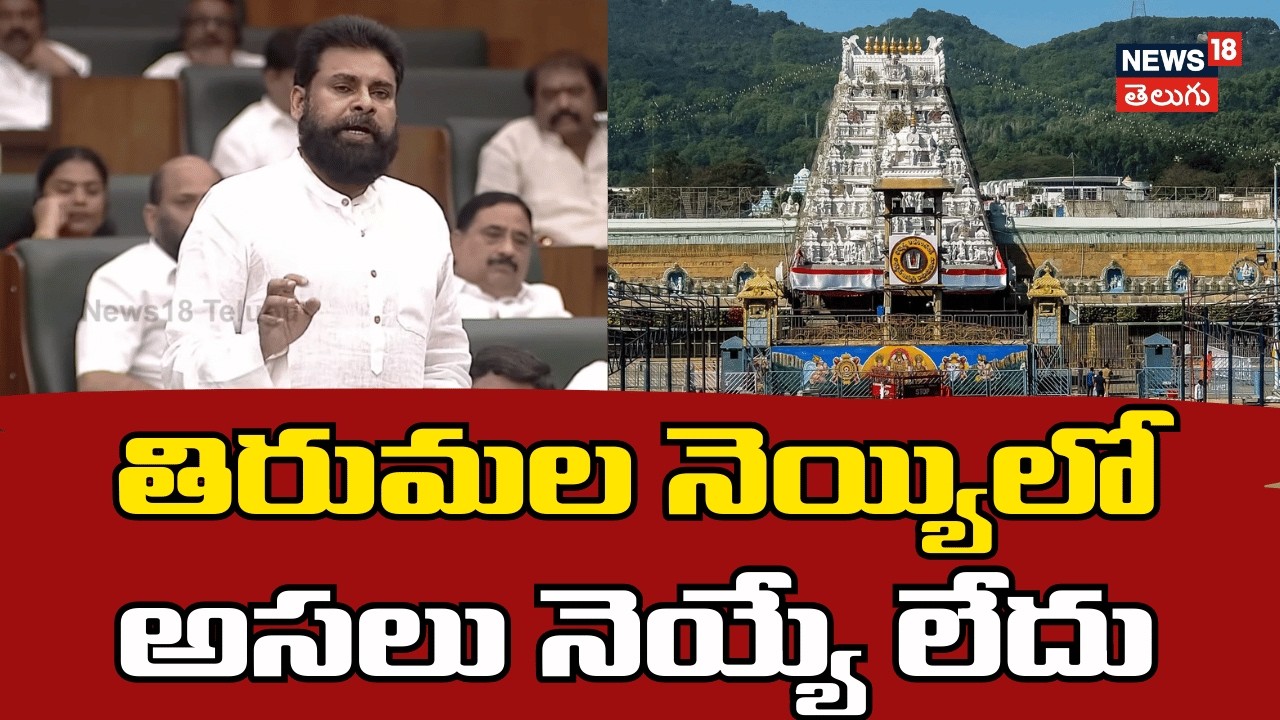 Pawan Kalyan On Ghee Adulteration | తిరుమల నెయ్యిలో అసలు నెయ్యే లేదు | AP Assembly | N18V