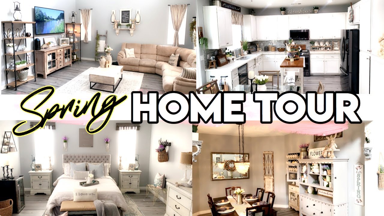 SPRING HOME TOUR 2020 | FARMHOUSE SPRING DECOR