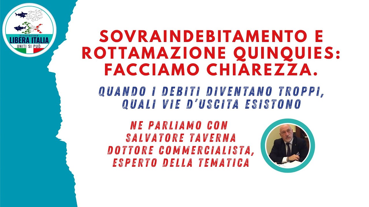 Il sovra indebitamento, e le vie d'uscita.