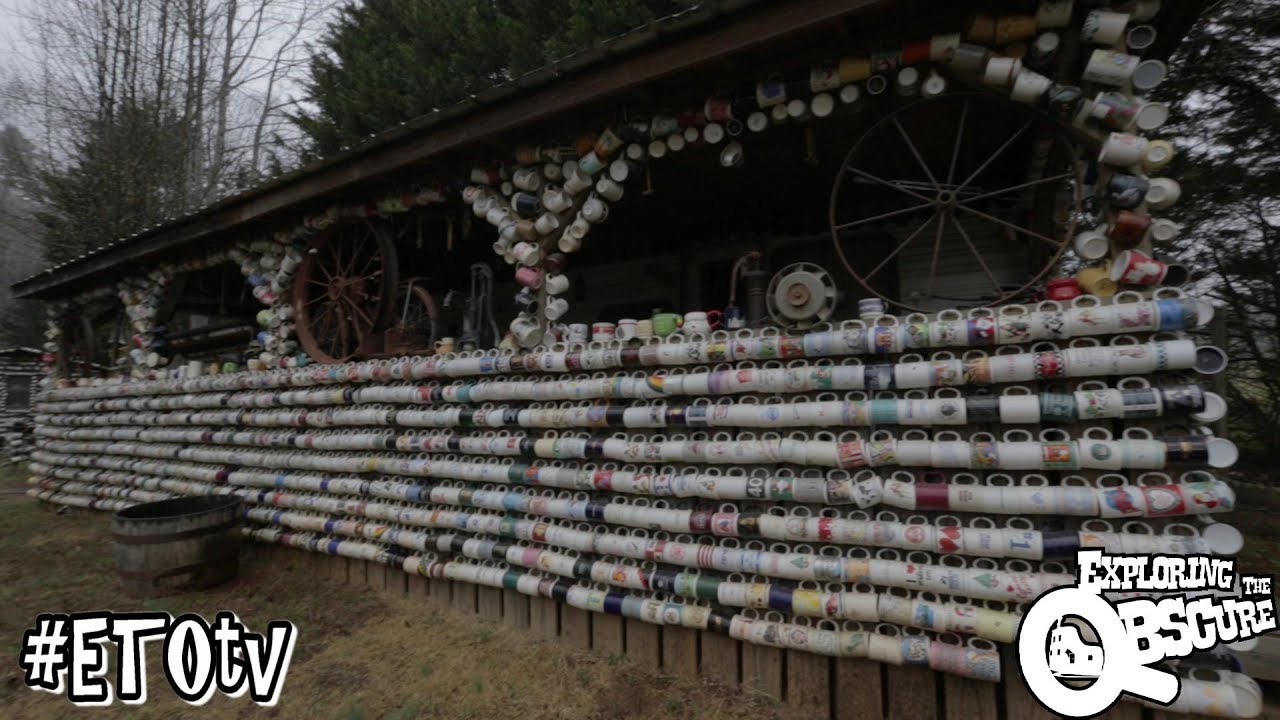 30,000 Coffee mugs COVER this house in North Carolina