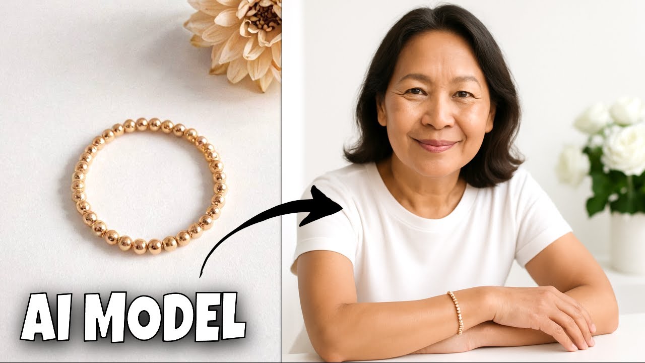 Place Any Product into a Photo or Video with an AI Human Model With AI (Jewellery Edition)