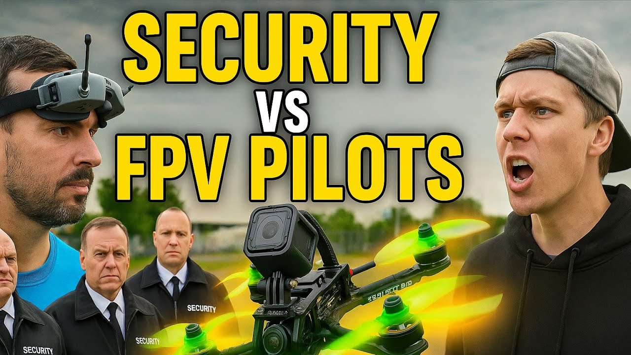 Охрана пыталась остановить наш полёт FPV, но мы всё равно запустились (настройка Seeker 35 + руко...