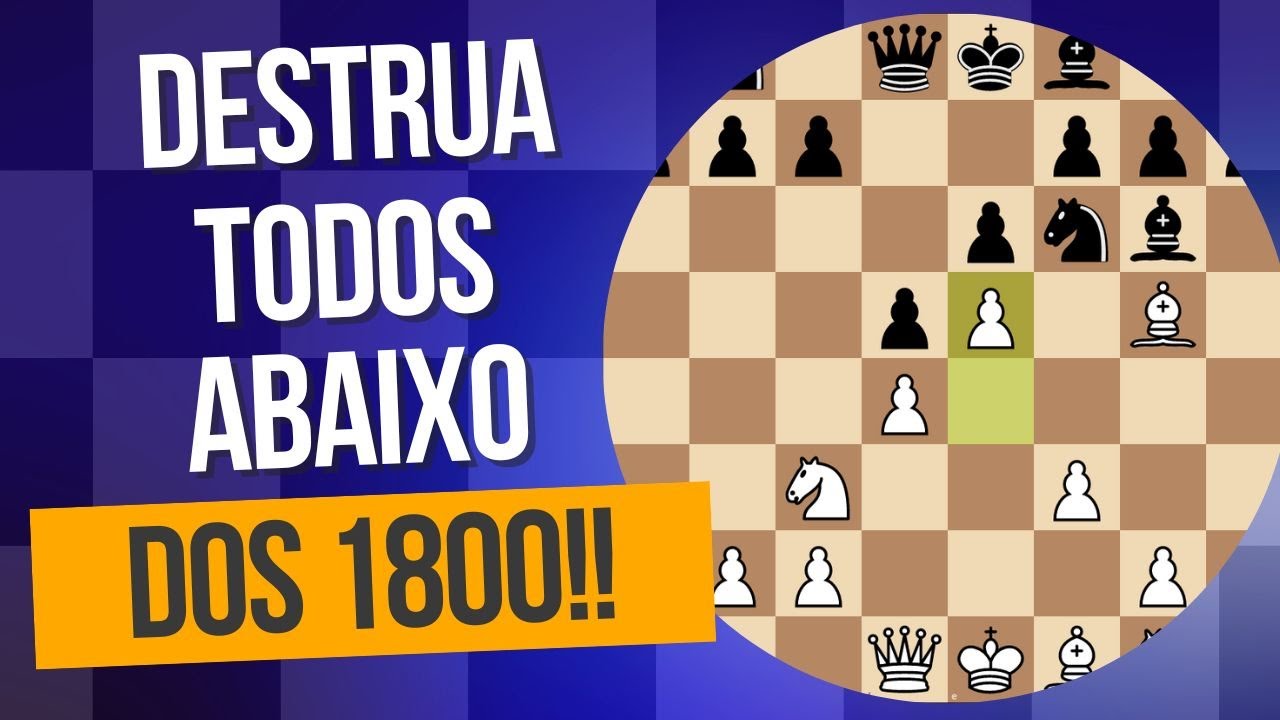 A Melhor Abertura para Iniciantes!! Conhe&ccedil;a a Imbat&iacute;vel Chigorin!!